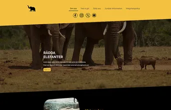 Förhandsgranskning: NGO Zoo-webbplats